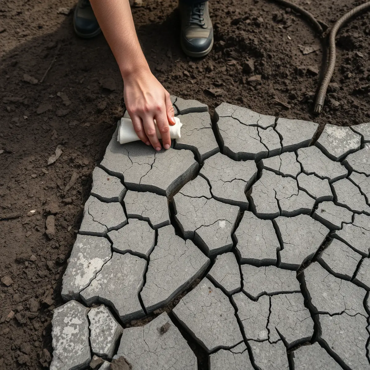 Why Galveston County's Expansive Clay Cracks Slabs and Pipes - Step 1