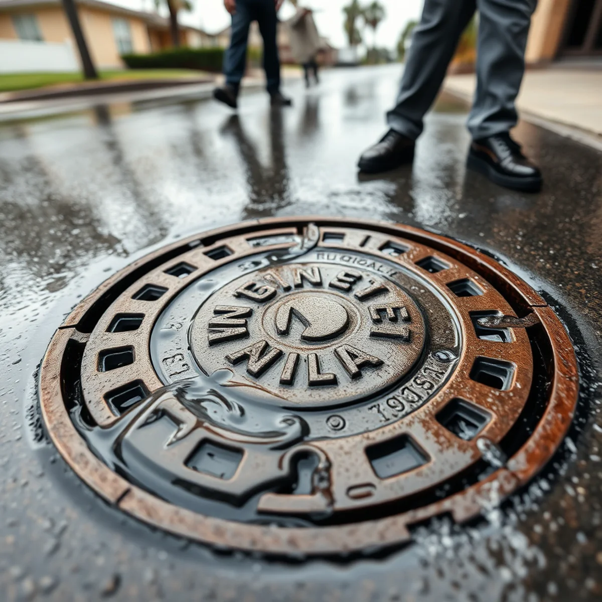 Sewage Backing Up After Heavy Rain in League City? Here's Why - Step 1